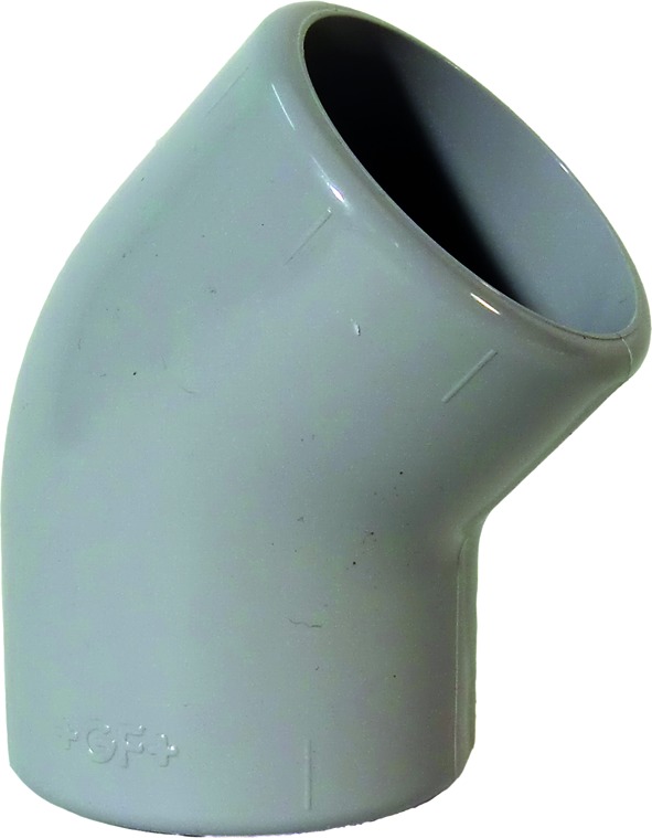 723.150.106 GF PVC-C KNIE 20 mm 45°