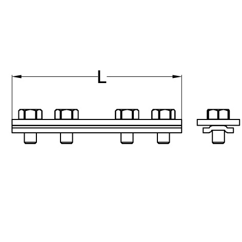 700015 AKASISON RAILVERBINDER VERZINKT