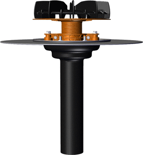 747575 Akasison verstelbare noodoverstort daktrechter XL75 PVC verw