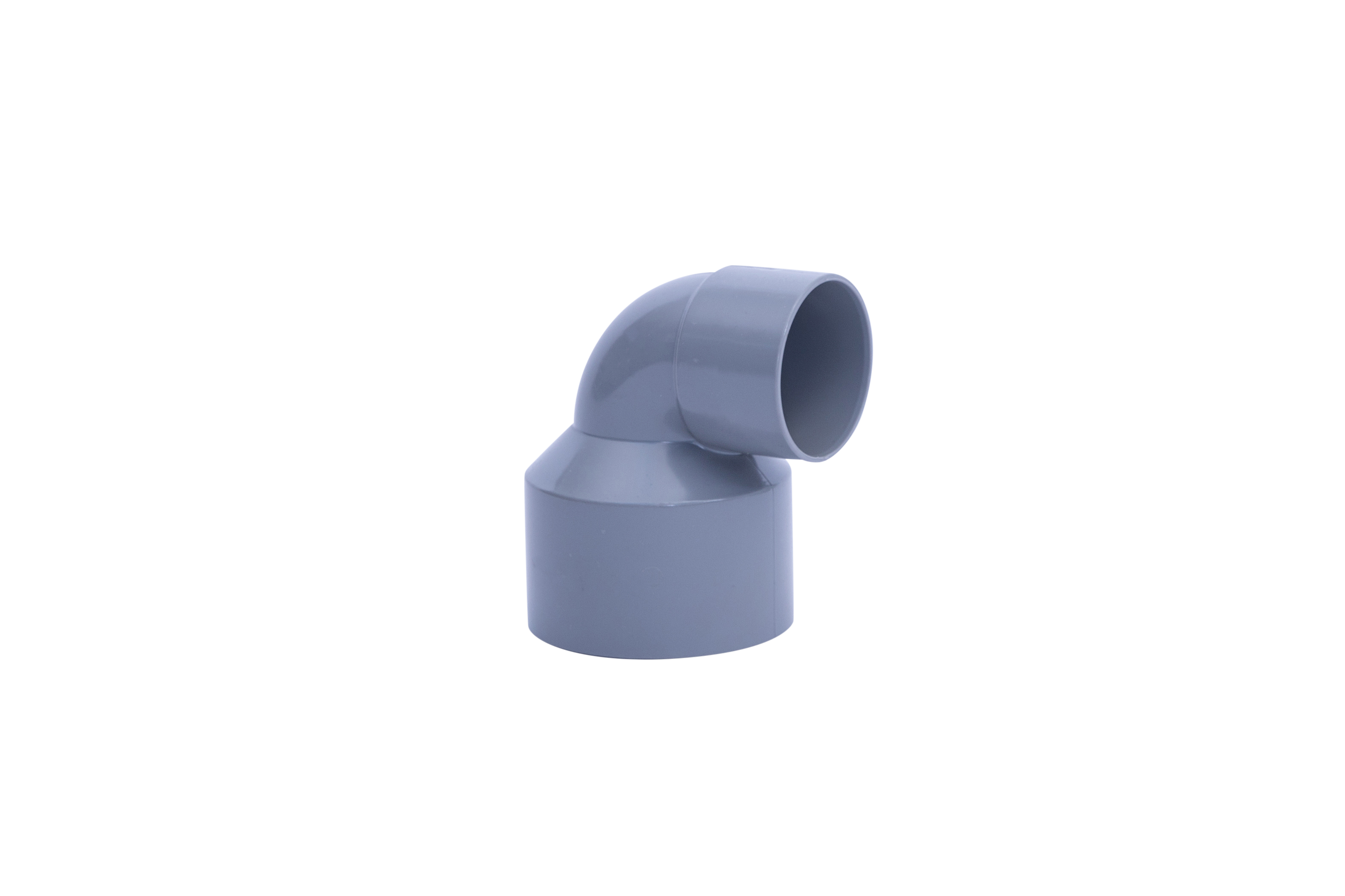 9303.755090 PVC VERL-BOCHT 75 x 50mm 90° 2xLIJM