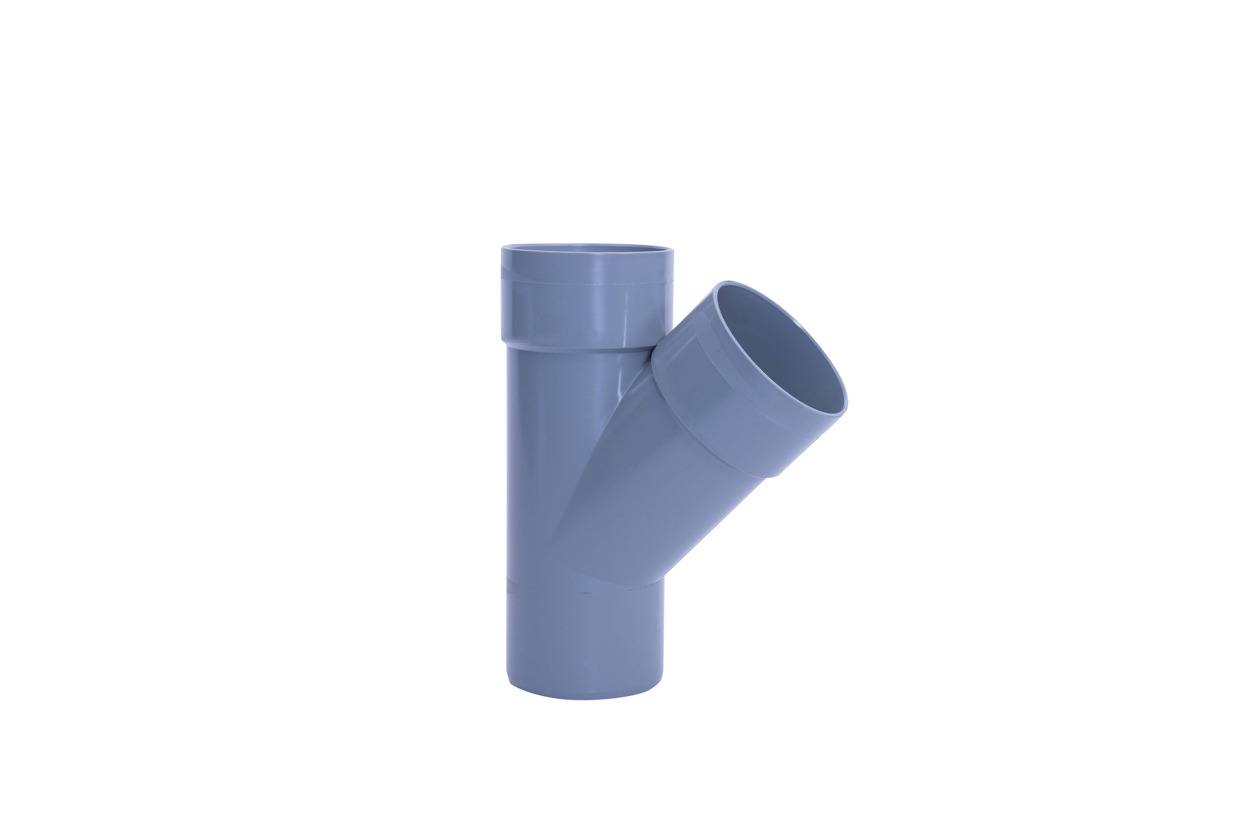 9306.032032 PVC T-ST 32x32mm 45° L/SP GRIJS