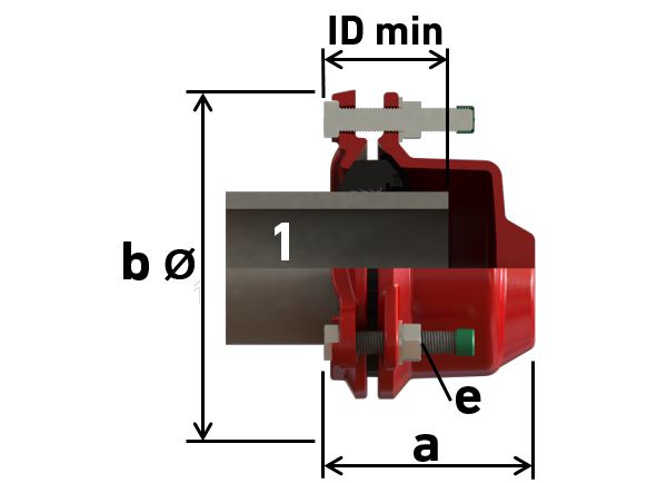 709.375.612 GF MULTI/JOINT EINDKAP DN-65, 3207